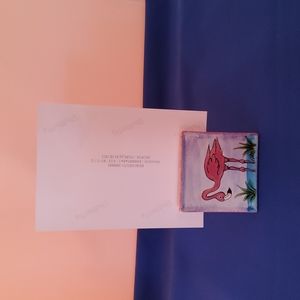 Flamingo photo holder